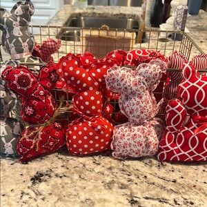 Handmade Fabric Bunny Decor